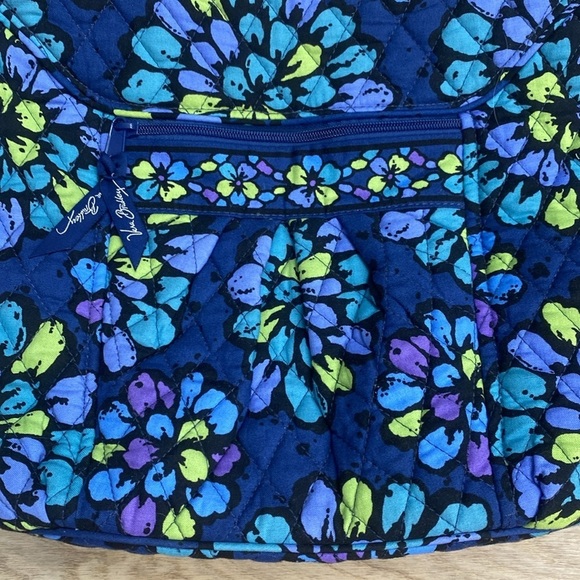 Vera Bradley | Indigo Pop | Crossbody Hobo‎ Tote - Picture 2 of 12